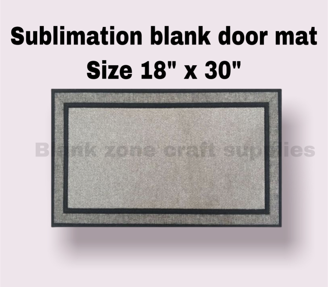 Sublimation blank door mat blankzone craft supplies